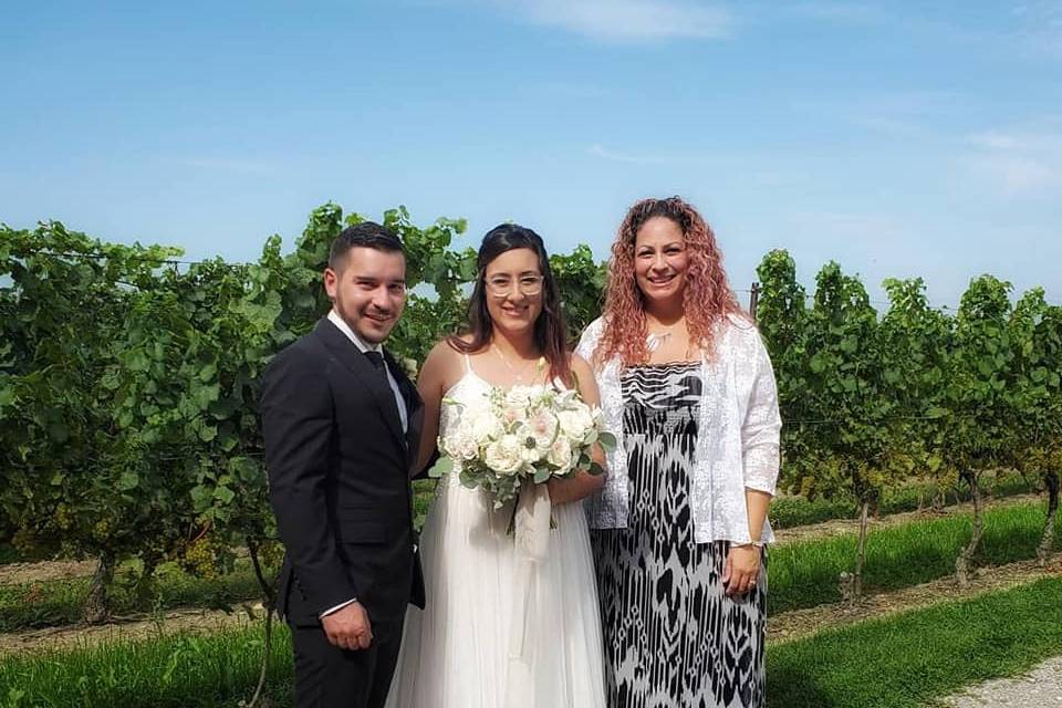 Vineyard wedding