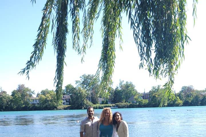 Niagara River water wedding