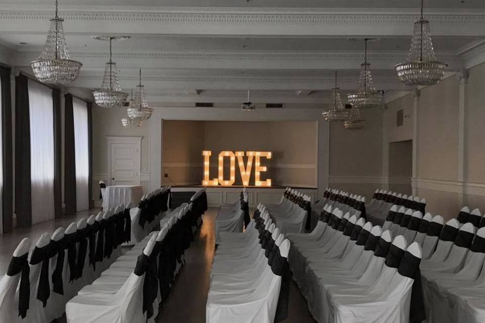 Marquee love letters