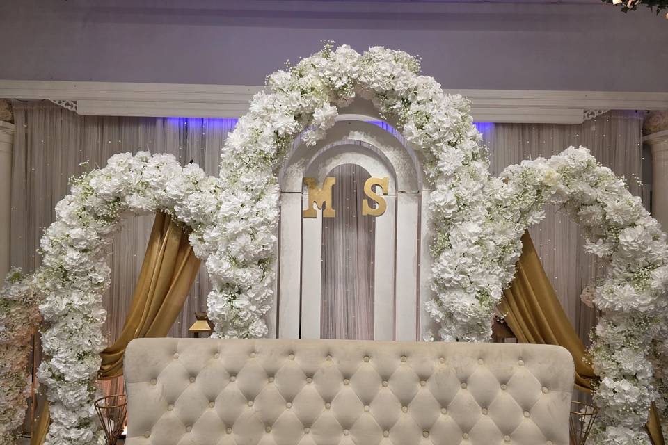 All white