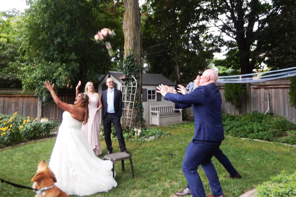 Bouquet Toss