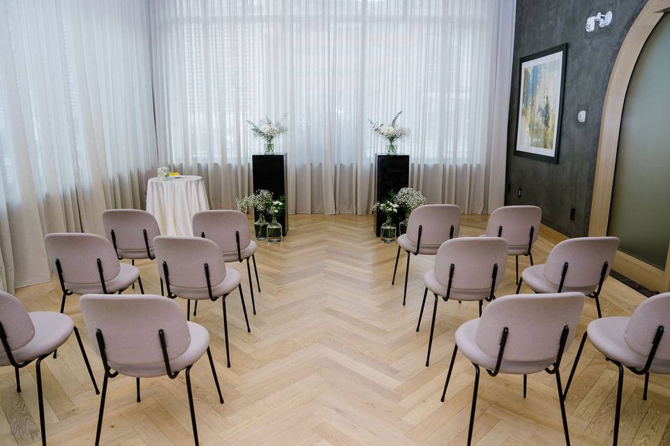 Indoor ceremony