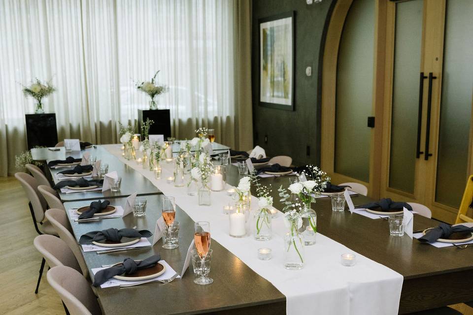 Reception setup