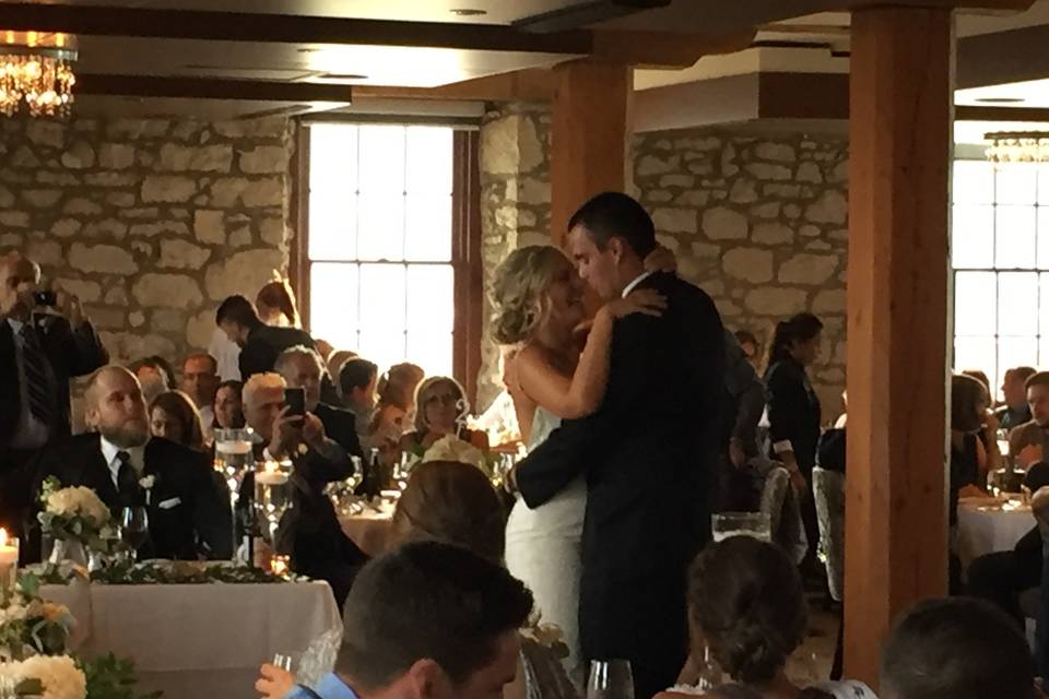 Intimate first dance