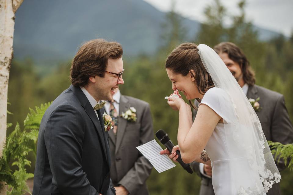 Ceremony outside