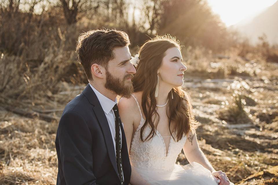 Intimate elopement