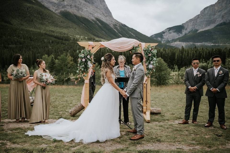 Mountain wedding