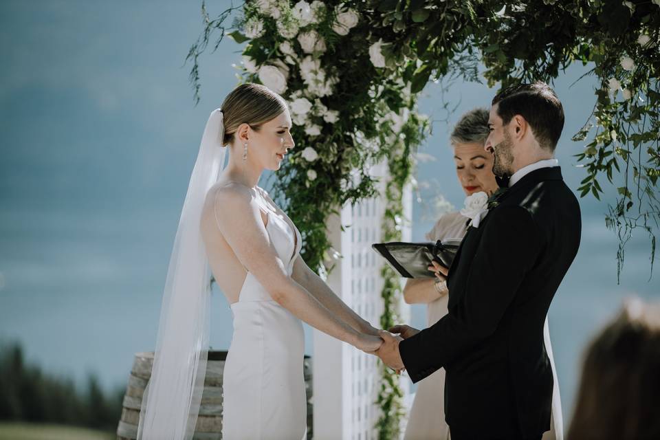 Jewish wedding ceremony