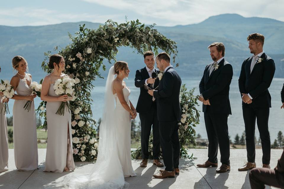 Italian inspired ceremony