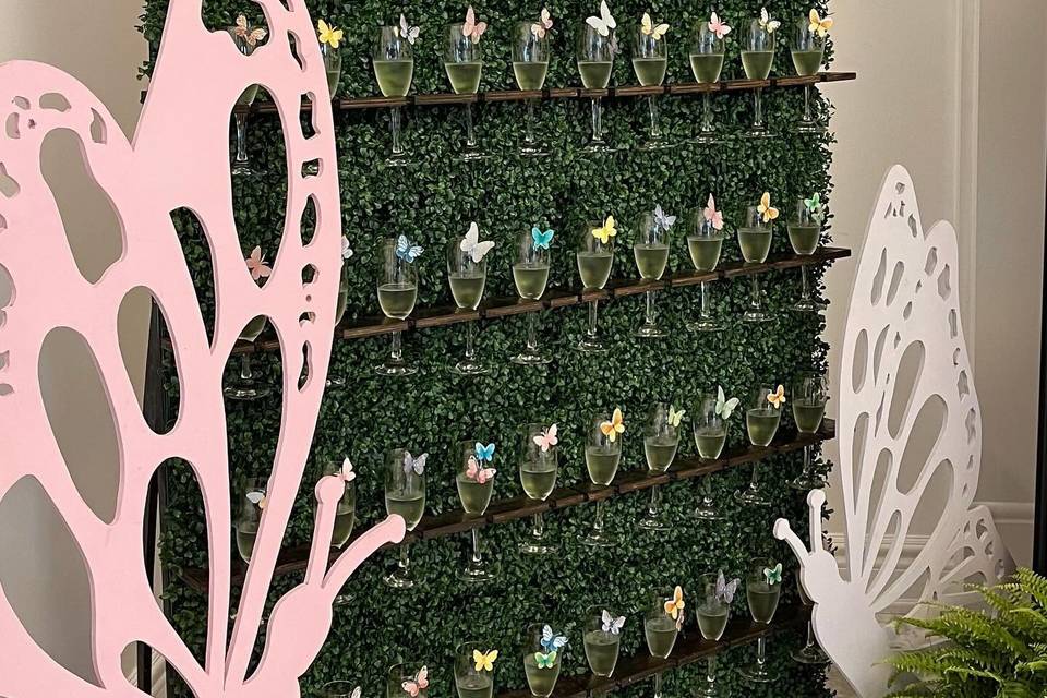 Champagne wall