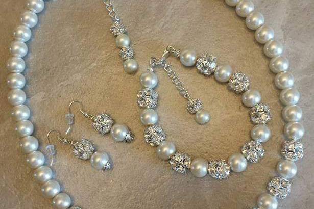 Sterling Silver Pearl Earrings