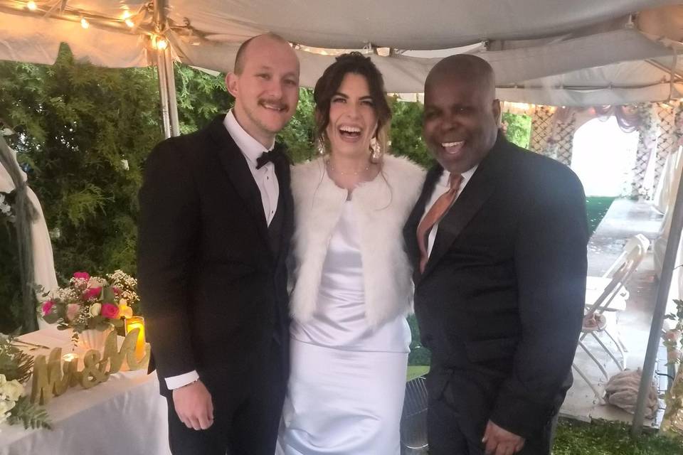Backyard Wedding was a Blast!