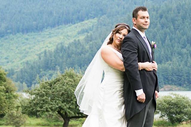 Langley, British Columbia wedding couple