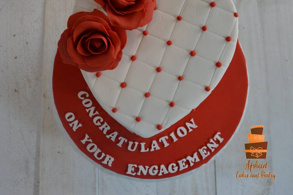 Engagement cake