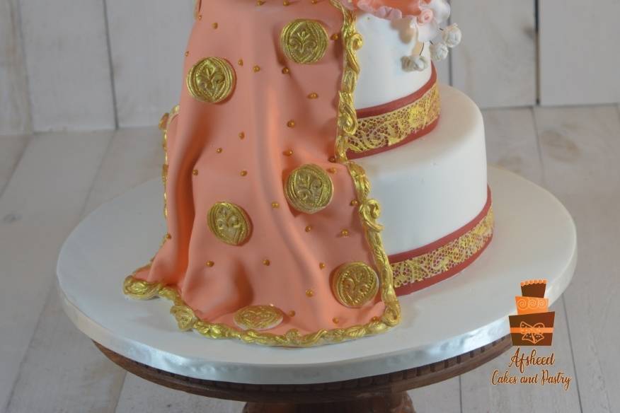 Oriental wedding cake