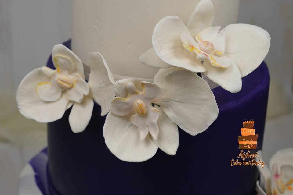 Hand made orchids