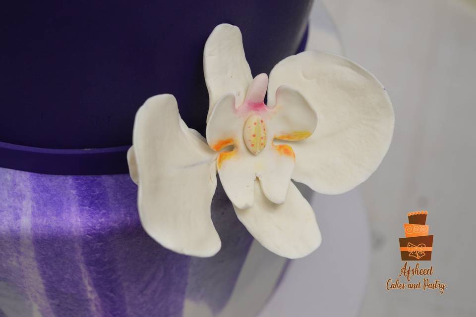 Hand made orchids