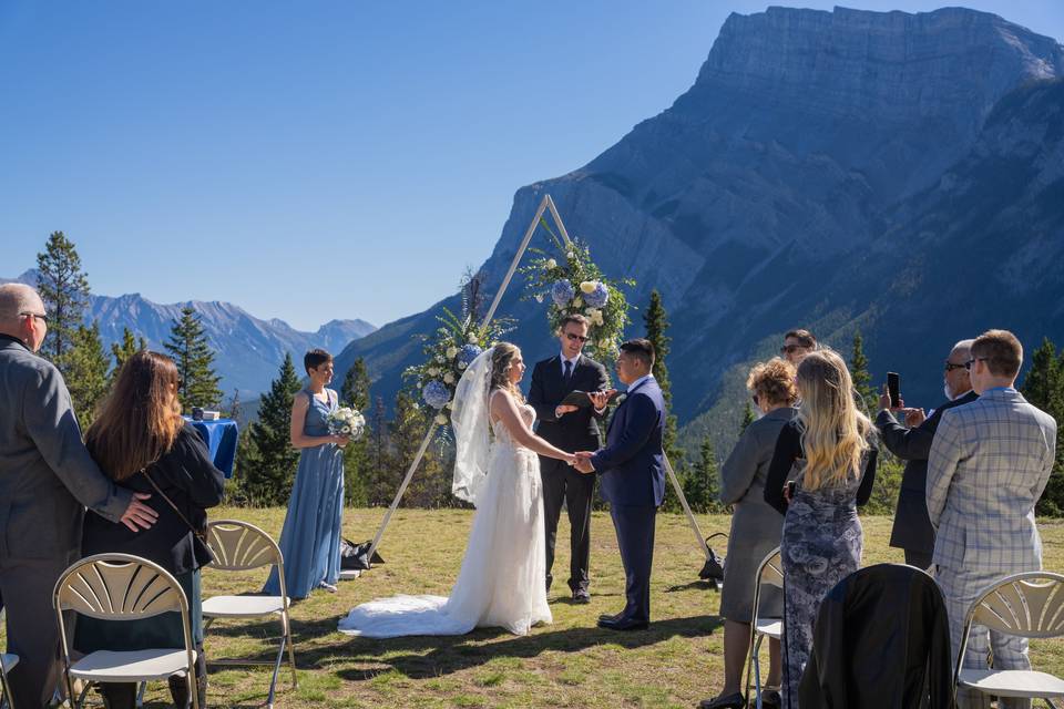 The Mountains in Banff, Ab