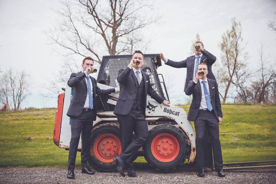 Cheers to Blair's big day