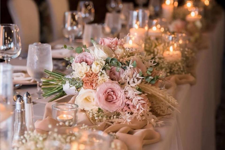 Head Table Florals