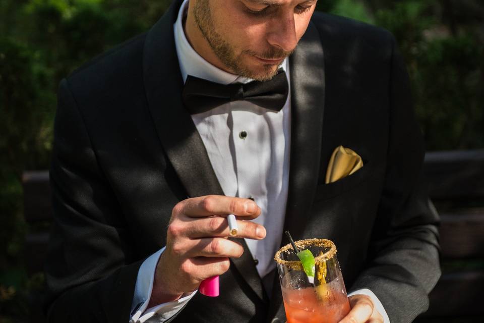 Groom's portrait