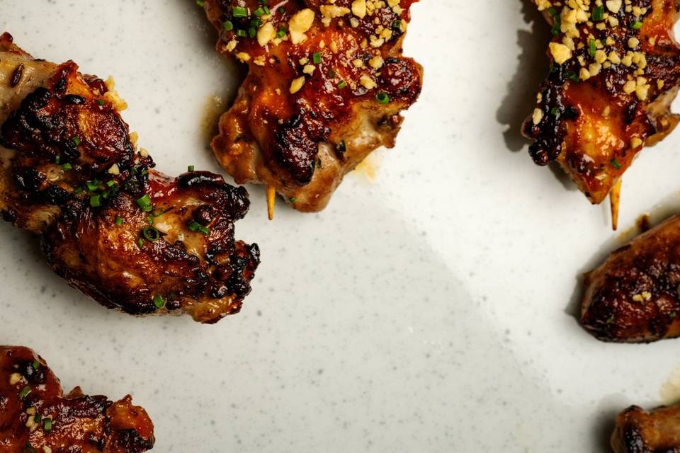 Chicken Skewers - 'nduja sauce