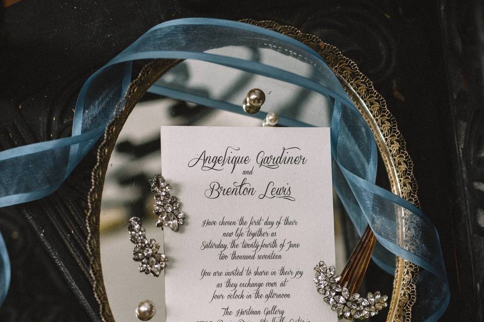 Moody Blue Wedding