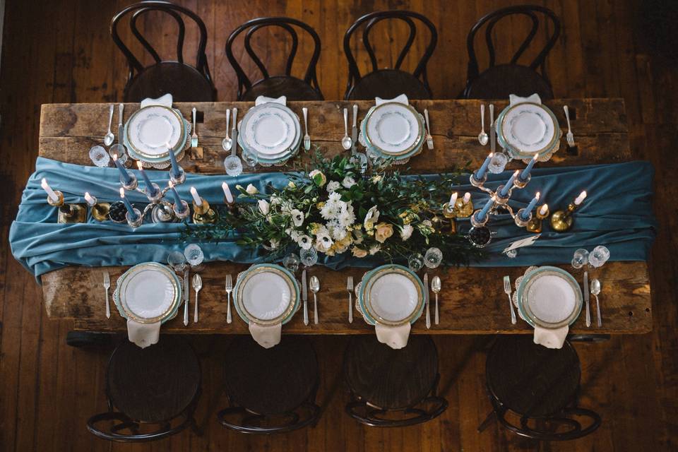 Our gorgeous harvest table for