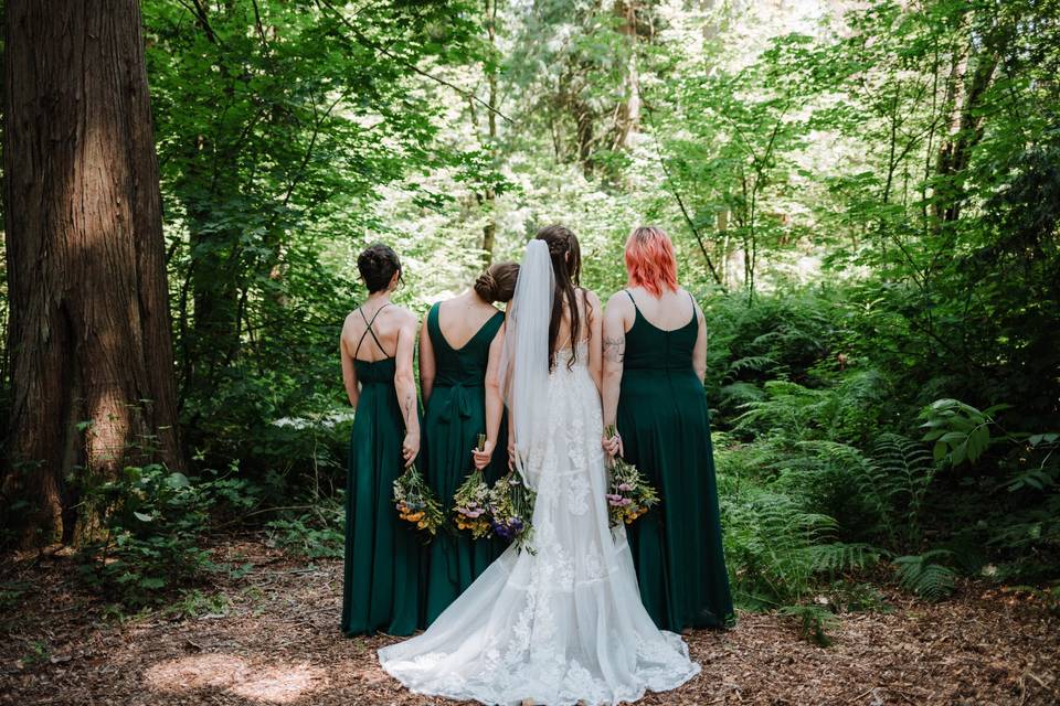 Vancouver Forest Wedding
