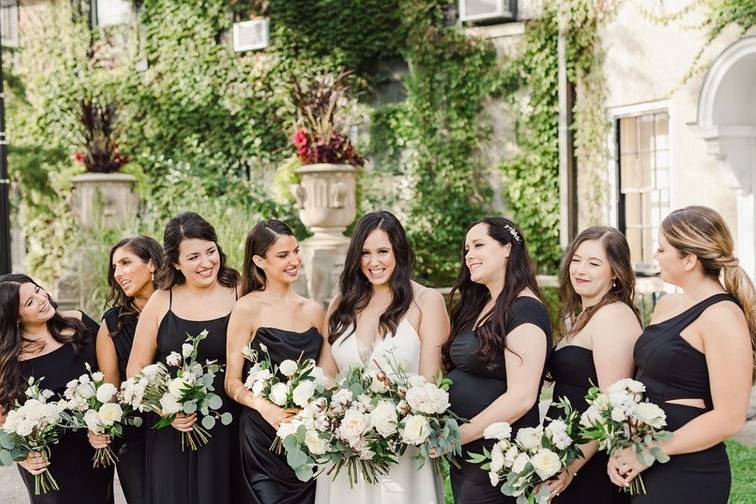 Beautiful bridal party