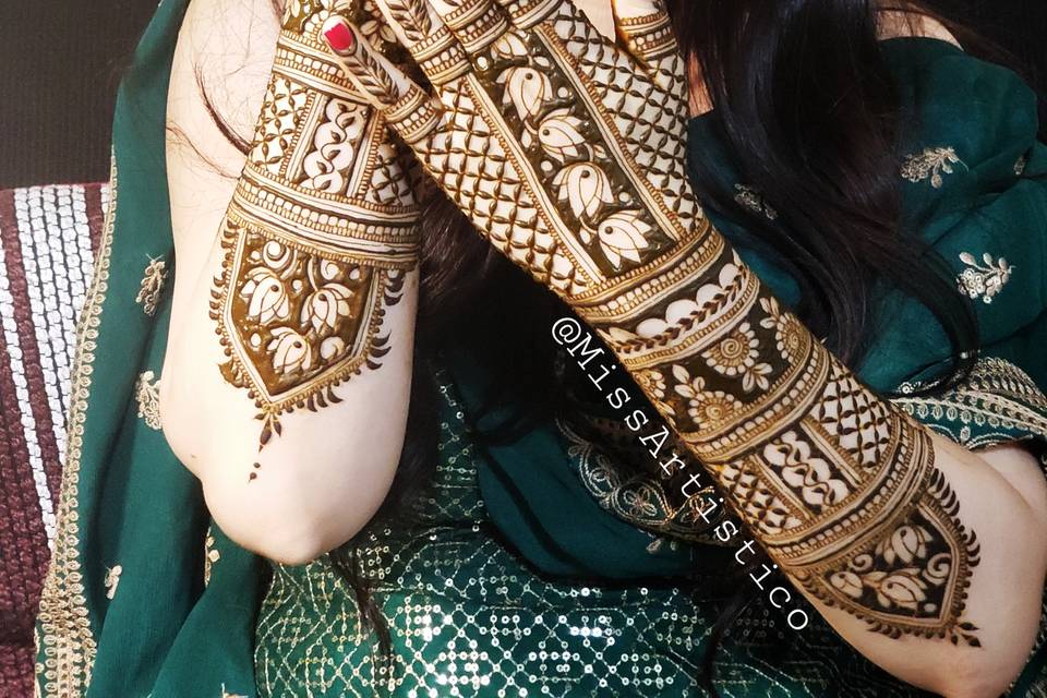 Indian bridal henna inspo