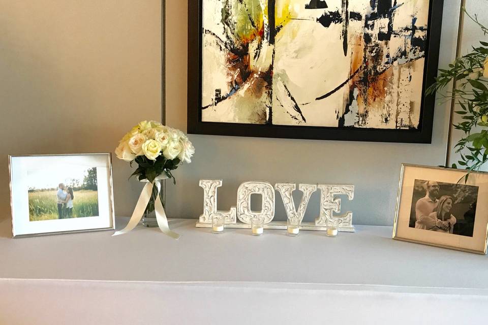 Sentimental Moments Event Decor