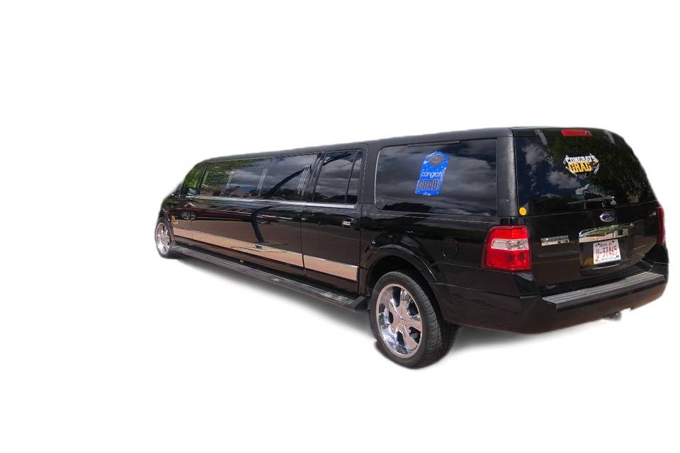 10-12 Black on Black SUV Limo