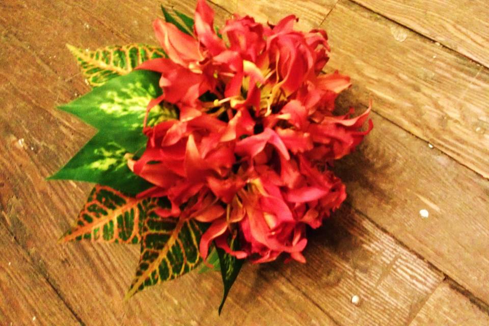 Faux fire lily