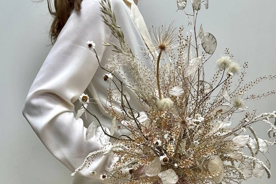 Dried Bridal Bouquet