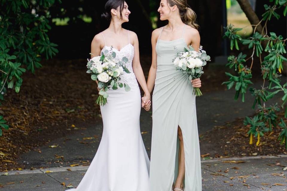 Bride and Maid of Honour