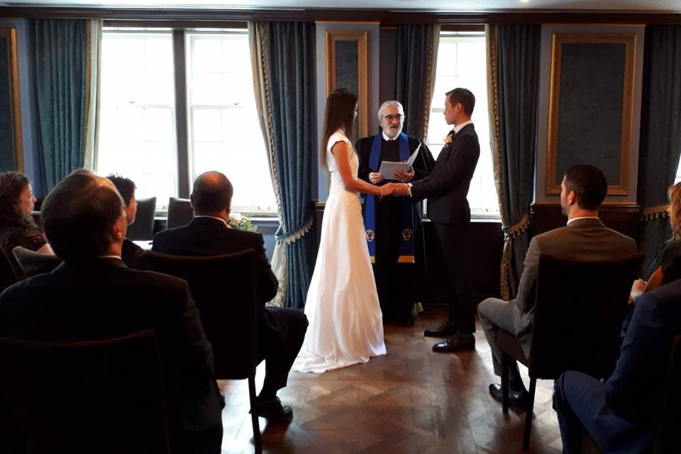 Indoor ceremony