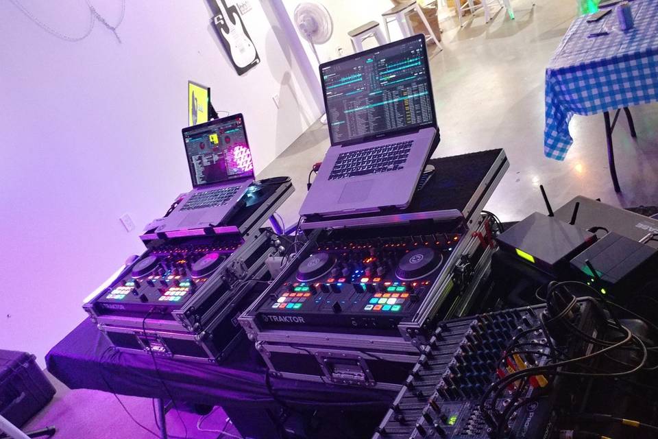 Karaoke host plus DJ Set-up