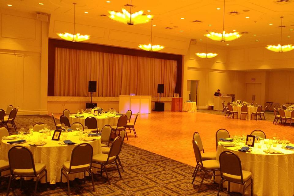 Set-up at a Synagogue