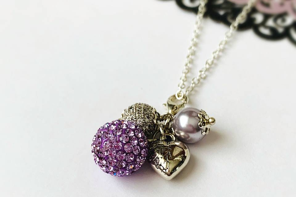 Lavender Brilliance Necklac