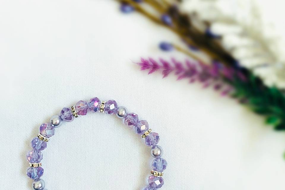 Lavender Brilliance Bracelet