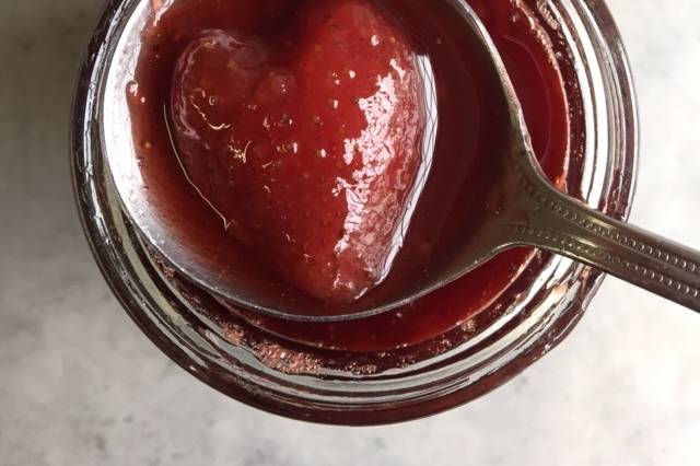 Strawberry balsamic jam