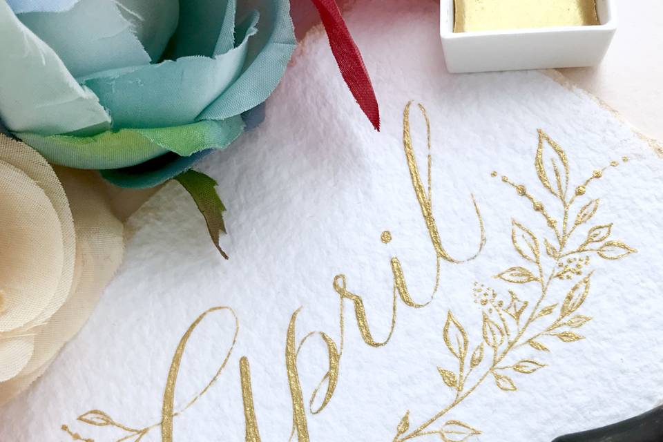 Place Card Calligraphy