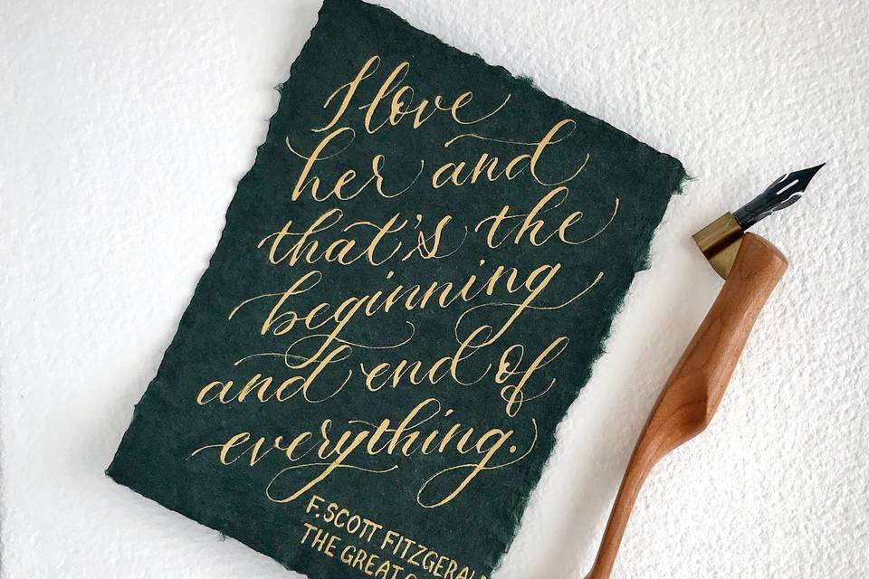 Calligraphy Quote 1