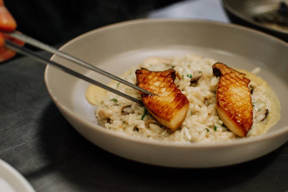 King Oyster Mushroom Risotto