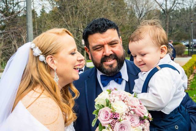 Family after the ceremony