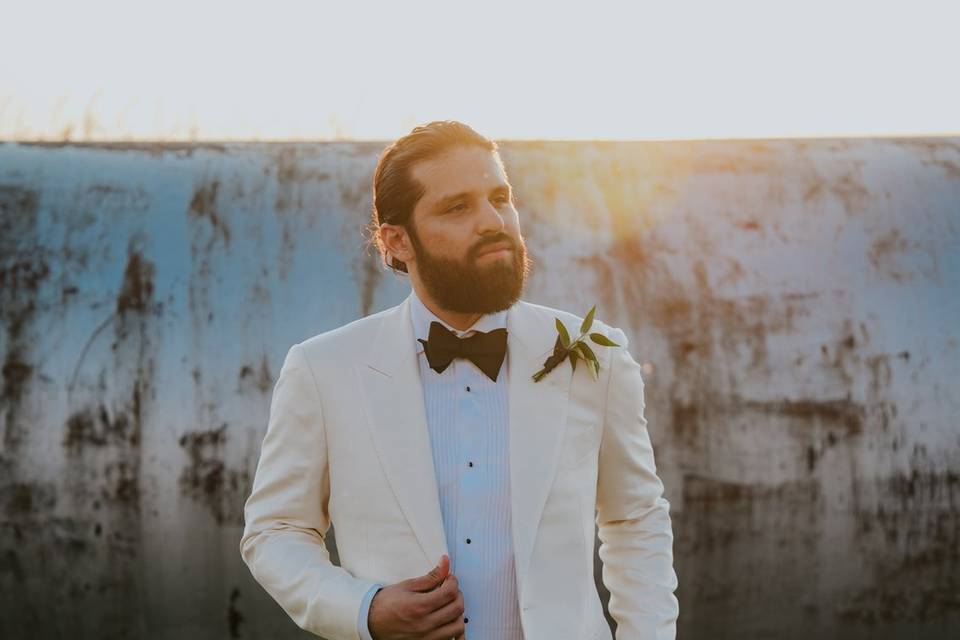 Groom portrait