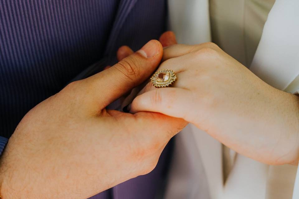 Engagement session rings
