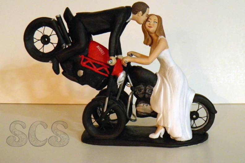 RCMP and bride cake topper