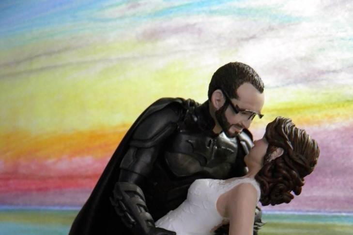 Batman themed custom wedding cake topper 1.jpg